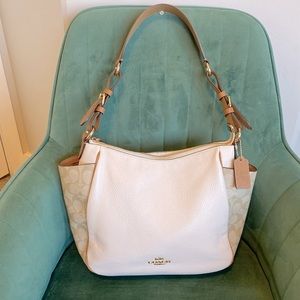 Rori Shoulder Bag In Colorblock Signature Canvas